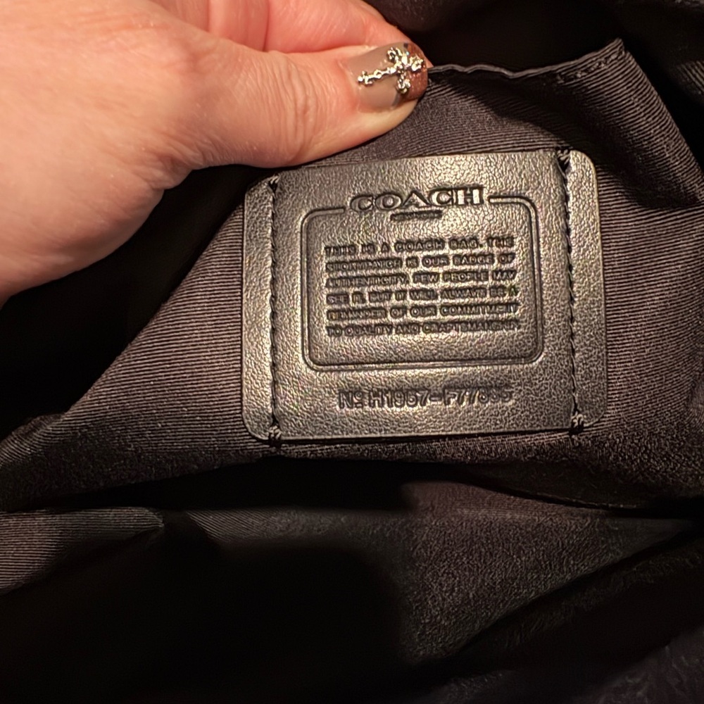 New Coach Dark Brown Crossbody Bag - Picture 4 of 4